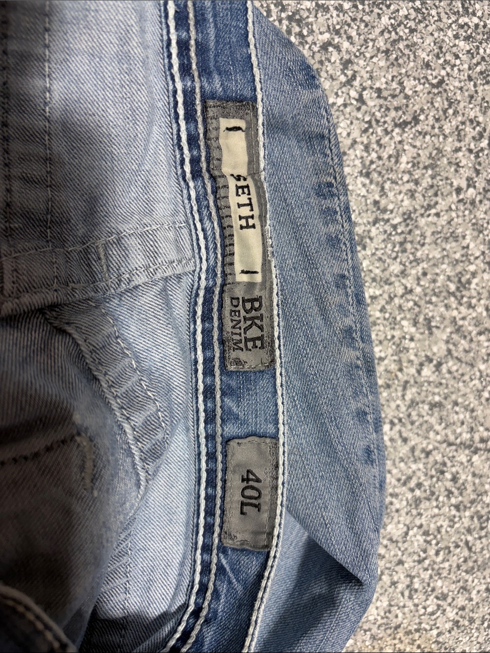BKE Men’s Light Blue Relaxed Straight Jeans - Picture 5 of 6